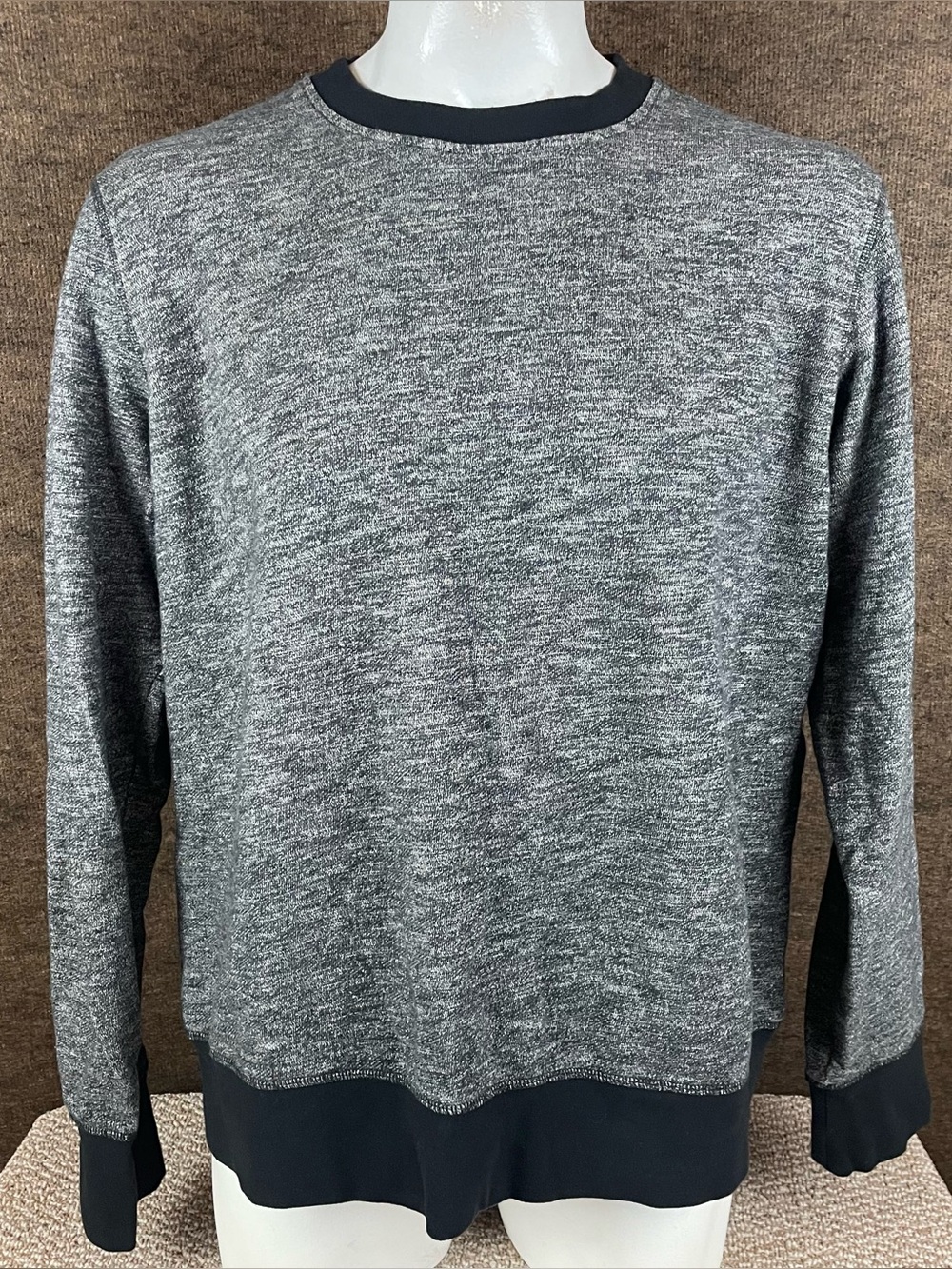 L.L. Bean Signature Crewneck Sweatshirt Men’s XL Slim Fit Rugged Lined Gorp A67